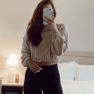 cropped sweater